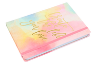 Pastel Rainbow + Gold Foil Journal for Creating the Life you Love