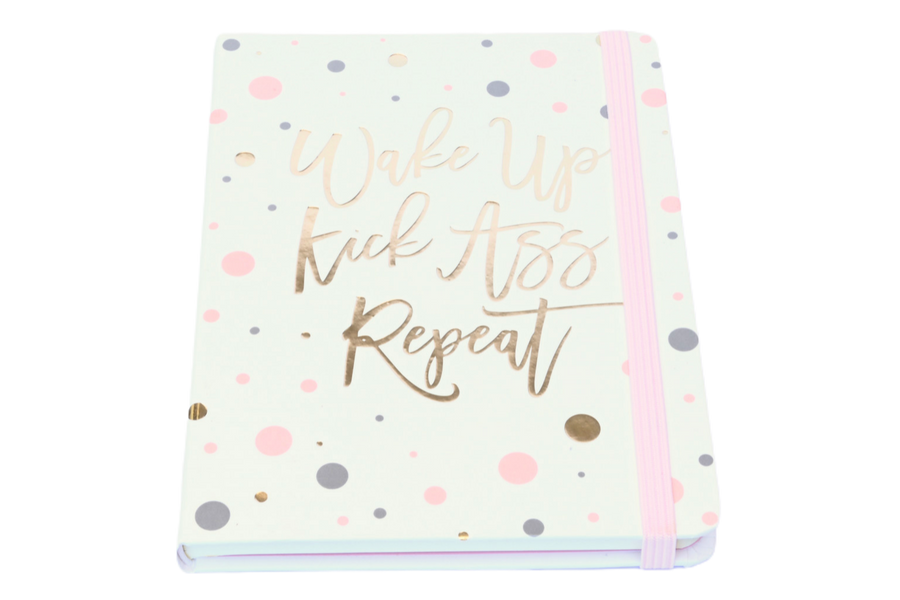 Bubblegum Pink + Gold Foil Journal for When Serious Motivation is Needed