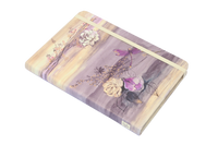 Sacred White Lotus Journal with Gold Foil + Dragonfly Spirit Animal for Recording your Purest Intentions