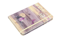 Sacred White Lotus Journal with Gold Foil + Dragonfly Spirit Animal for Recording your Purest Intentions