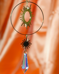 Angel Aura Glass Prism Sun Catcher for Honoring the Sun