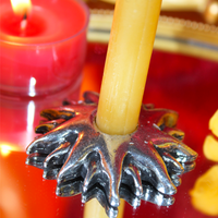 Aztec Sunfire Candle Holder for Honoring the Sun Empires