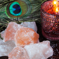 Pink Himalayan Salt for Air Purification + Ionization
