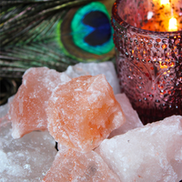 Pink Himalayan Salt for Air Purification + Ionization