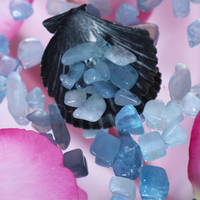 Blue Aquamarine Chips for Soulful Self-Expression