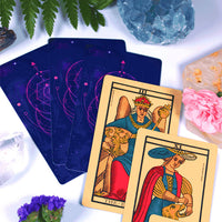 Witchy, Purple Marseilles Tarot Deck for Magical Messages