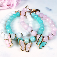 Crystal Bead Rose Quartz, Moonstone + Amazonite Gemstone Bracelets for Metamorphosis