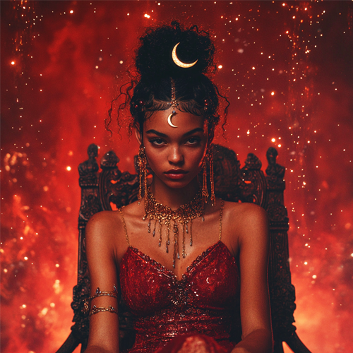 🌙 Crowned by the Moon: The Power of Alchemy and the 7 Chakras 🔮✨