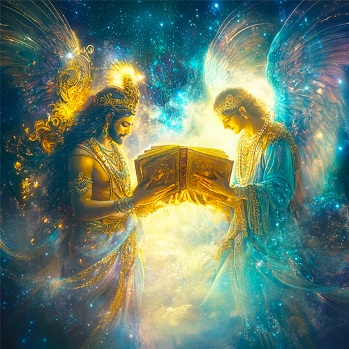 🔮 Guardians of Cosmic Truth: Kala Bhairava & Archangel Metatron 🔷 Unlocking the Mysteries of the Akashic Records & the Sacred Geometry of Metatron’s Cube 🕉️👁️✨