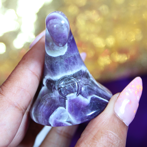 Amethyst Witch's + Wizard's Hat for Ultimate Psychic Channeling