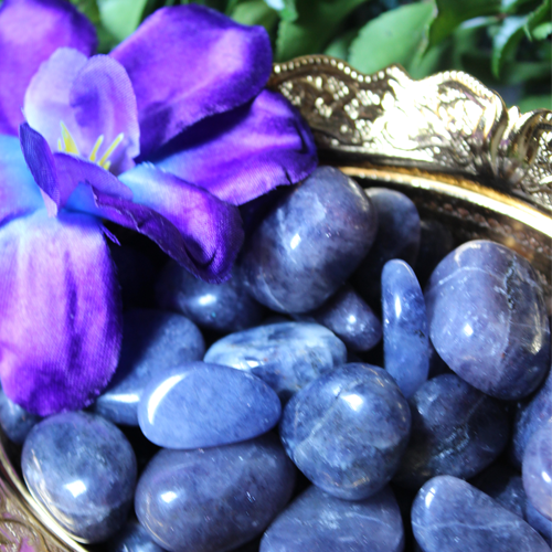 Tumbled Iolite for Awakening your Inner Vision + Strength