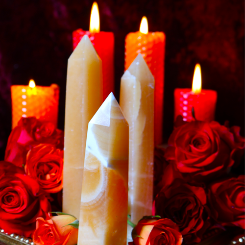 Orange Calcite Generator for Igniting Your Inner Fire & Creative Flow
