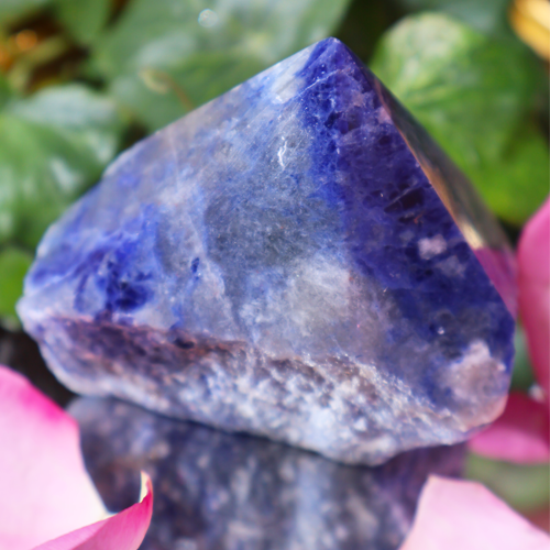 Sodalite Polished Generator Tips for Divine Wisdom & Soulful Expression