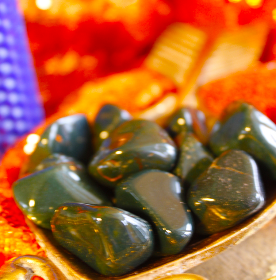 Bloodstone Crystal for Total Healing of the Mind, Body + Soul
