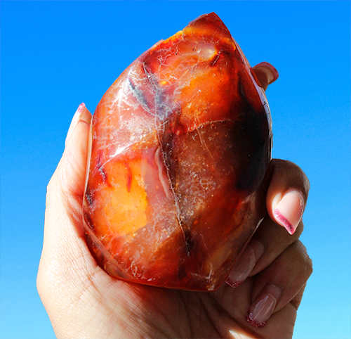 Carnelian Flame for Igniting your Power of Expression