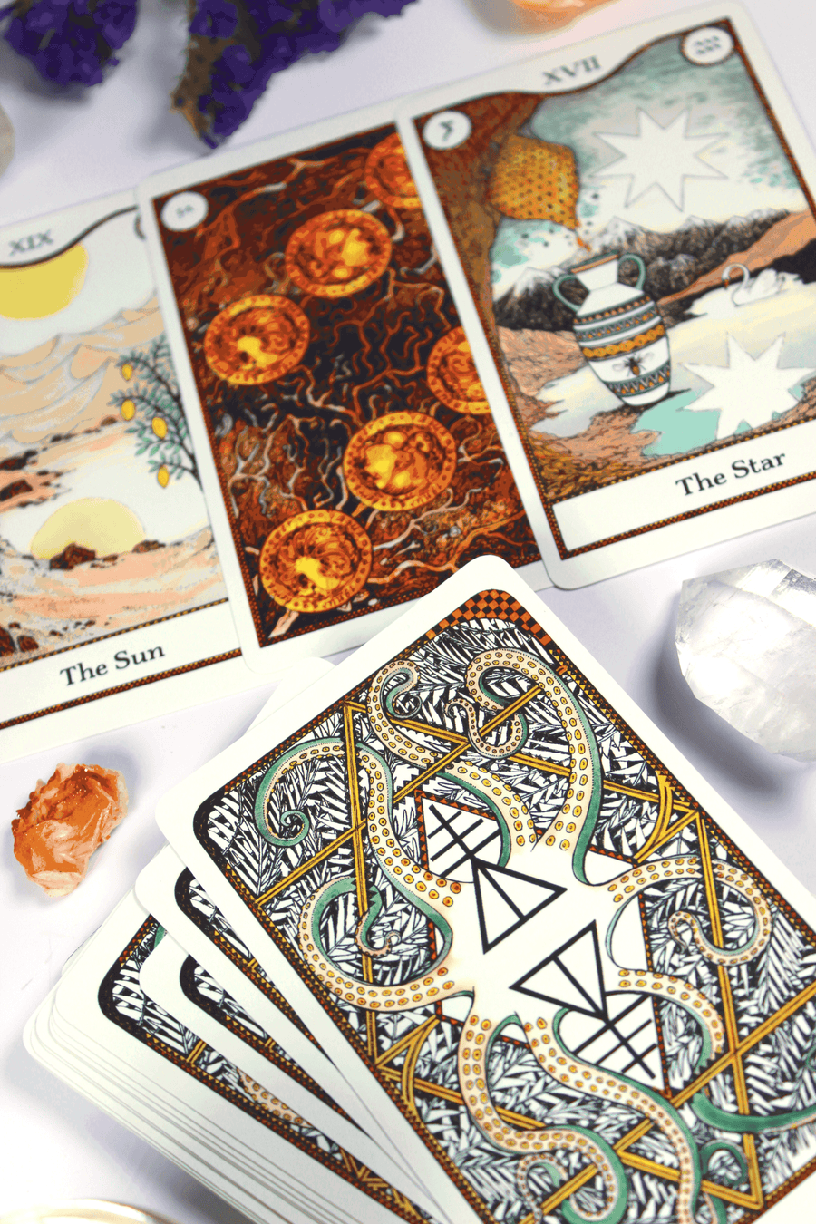 Earthly Magic, Elemental Tarot Deck for Daily Guidance