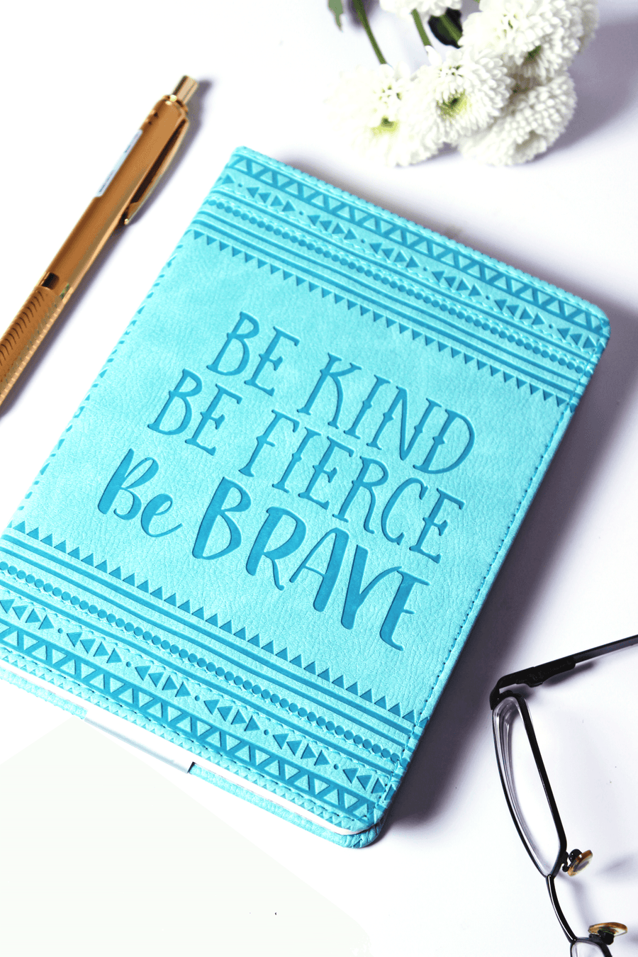 Be Kind-Fierce-Brave Journal - Mythical Lotus