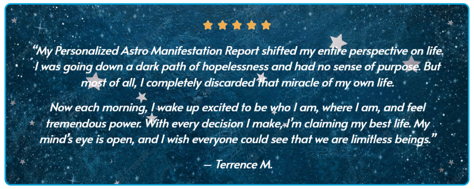 Astro Manifestation Customer Reviews