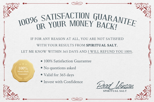 Spiritual Salt MoneyBack